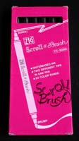 Marqueur Scroll & Brush noir, étui de 6