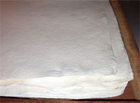 Grande feuille de Rag à grain