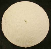Galette de pâte à papier