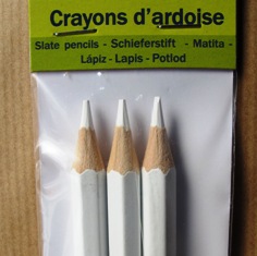 Crayons ardoise 