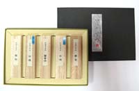 Coffret cinq encres d'encens / Set 5 incense inksticks