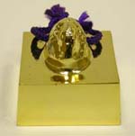 Presse-papier plaqu or / Gold plated paperweight