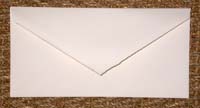 Enveloppe vergé ivoire / Laid ivory envelope