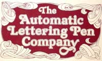 Automatic lettering pen