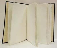 Carnet cuir noir 15x21